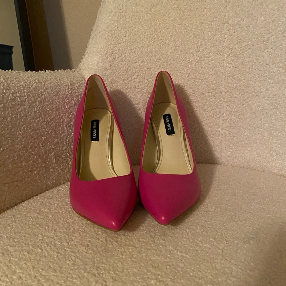 Nine West Pink Heeled Pumps